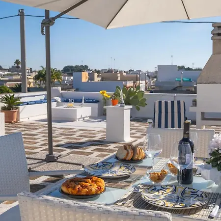 In House - Relais Torre Chianca With Climate, Parking, Wi-fi Panoramic Rooftop *